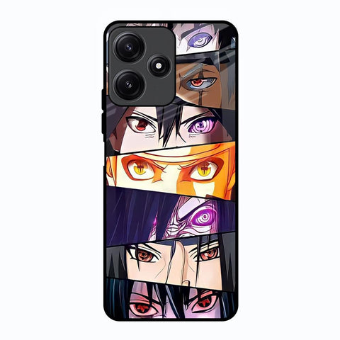 Anime Eyes Poco M6 Pro 5G Glass Back Cover Online