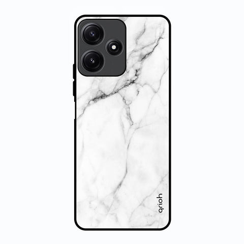 Modern White Marble Poco M6 Pro 5G Glass Back Cover Online