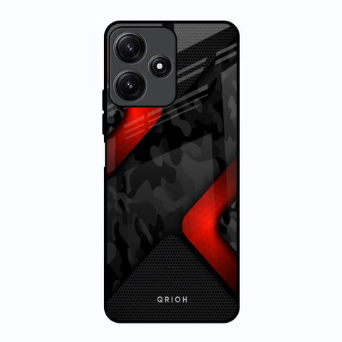 Modern Camo Abstract Poco M6 Pro 5G Glass Back Cover Online