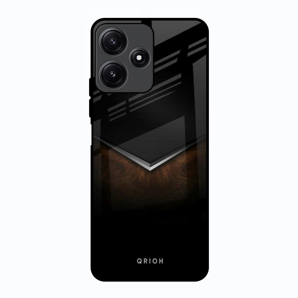 Dark Walnut Poco M6 Pro 5G Glass Back Cover Online