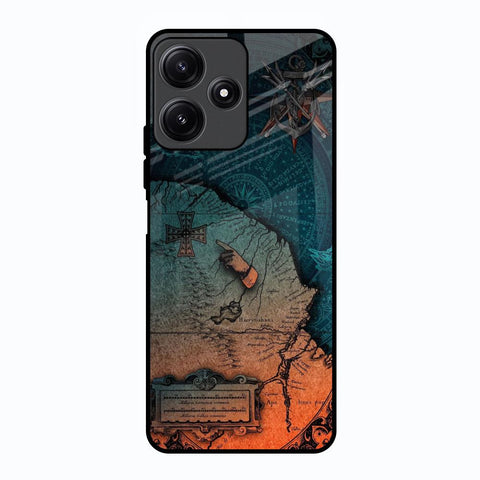 Geographical Map Poco M6 Pro 5G Glass Back Cover Online