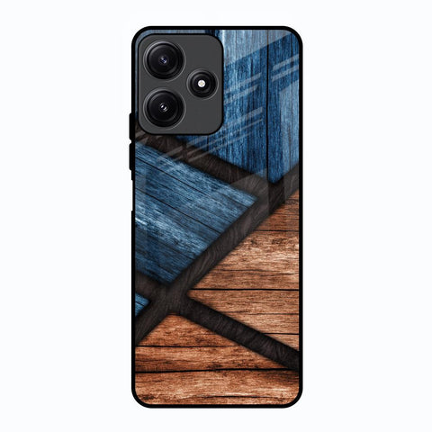 Wooden Tiles Poco M6 Pro 5G Glass Back Cover Online