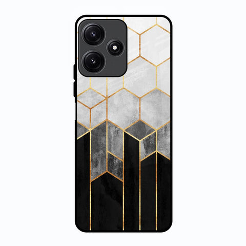 Tricolor Pattern Poco M6 Pro 5G Glass Back Cover Online