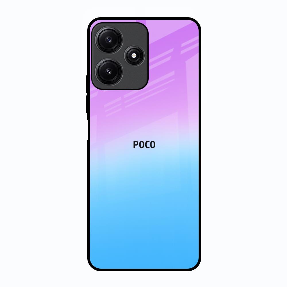 Unicorn Pattern Poco M6 Pro 5G Glass Back Cover Online
