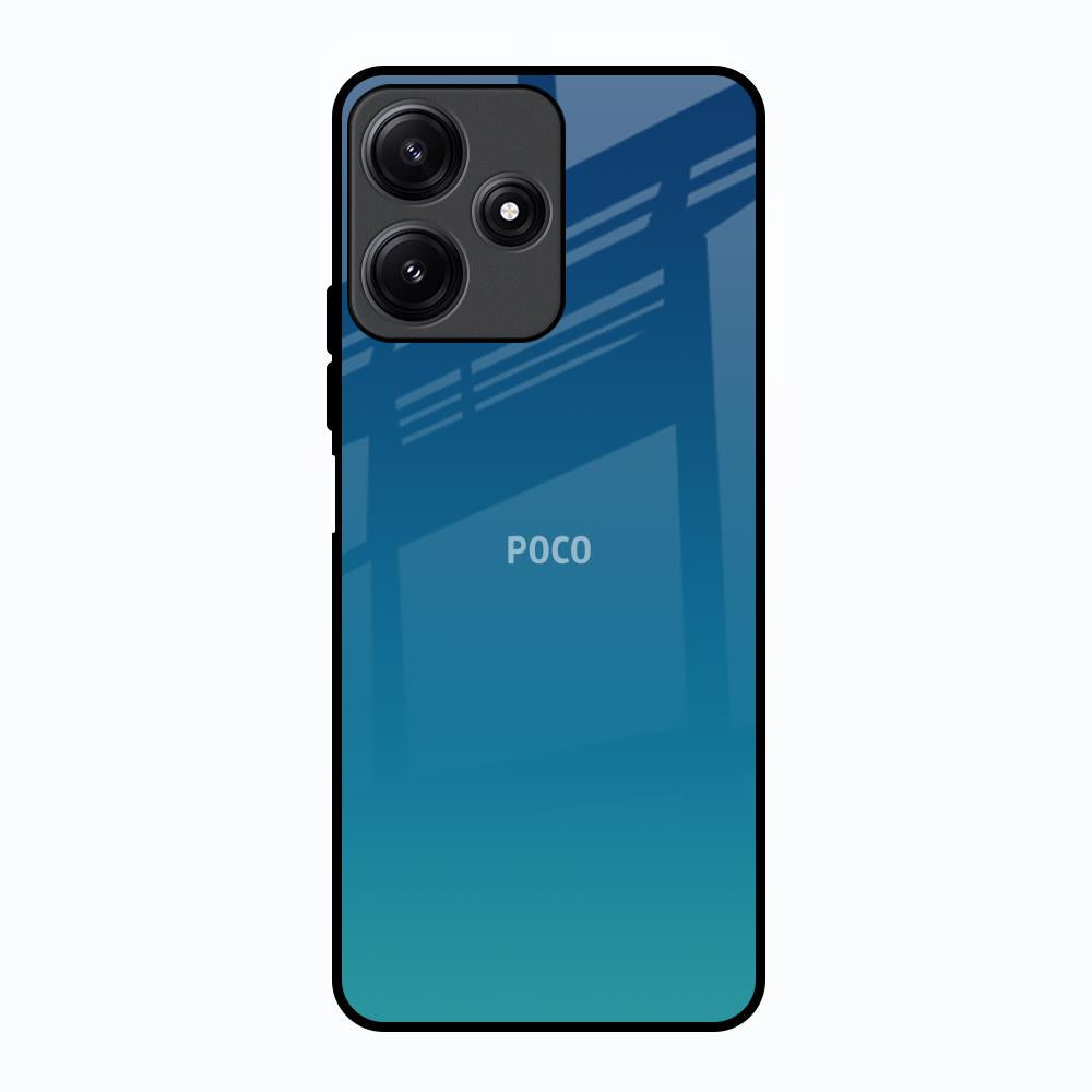 Celestial Blue Poco M6 Pro 5G Glass Back Cover Online