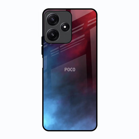 Smokey Watercolor Poco M6 Pro 5G Glass Back Cover Online