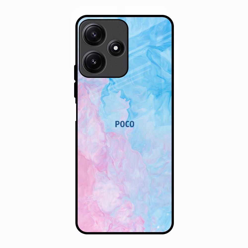 Mixed Watercolor Poco M6 Pro 5G Glass Back Cover Online