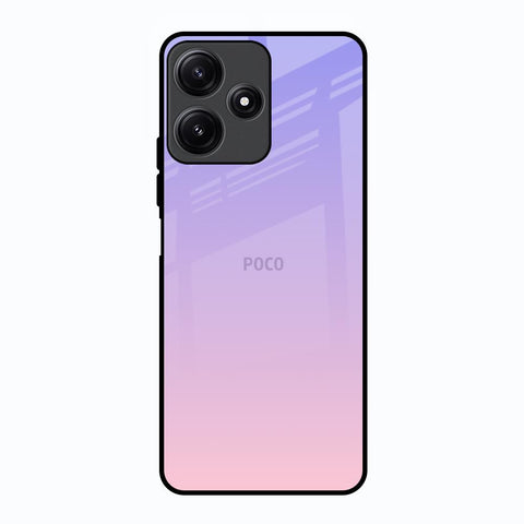 Lavender Gradient Poco M6 Pro 5G Glass Back Cover Online