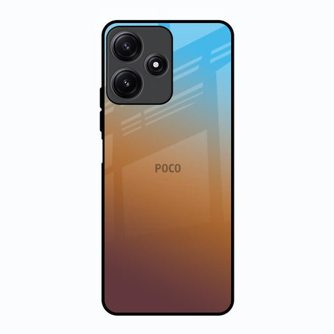 Rich Brown Poco M6 Pro 5G Glass Back Cover Online