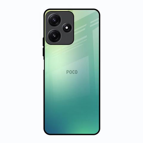 Dusty Green Poco M6 Pro 5G Glass Back Cover Online