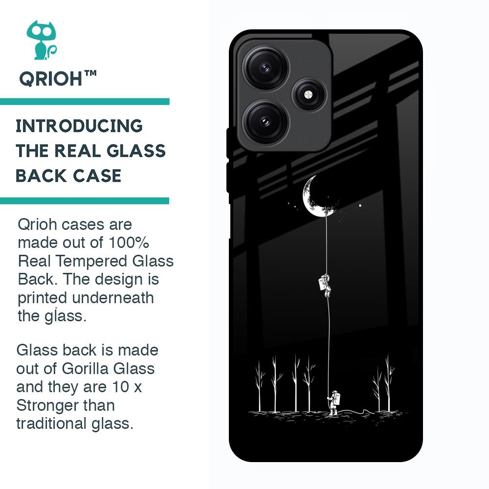 Catch the Moon Glass Case for Poco M6 Pro 5G