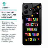 Magical Words Glass Case for Poco M6 Pro 5G