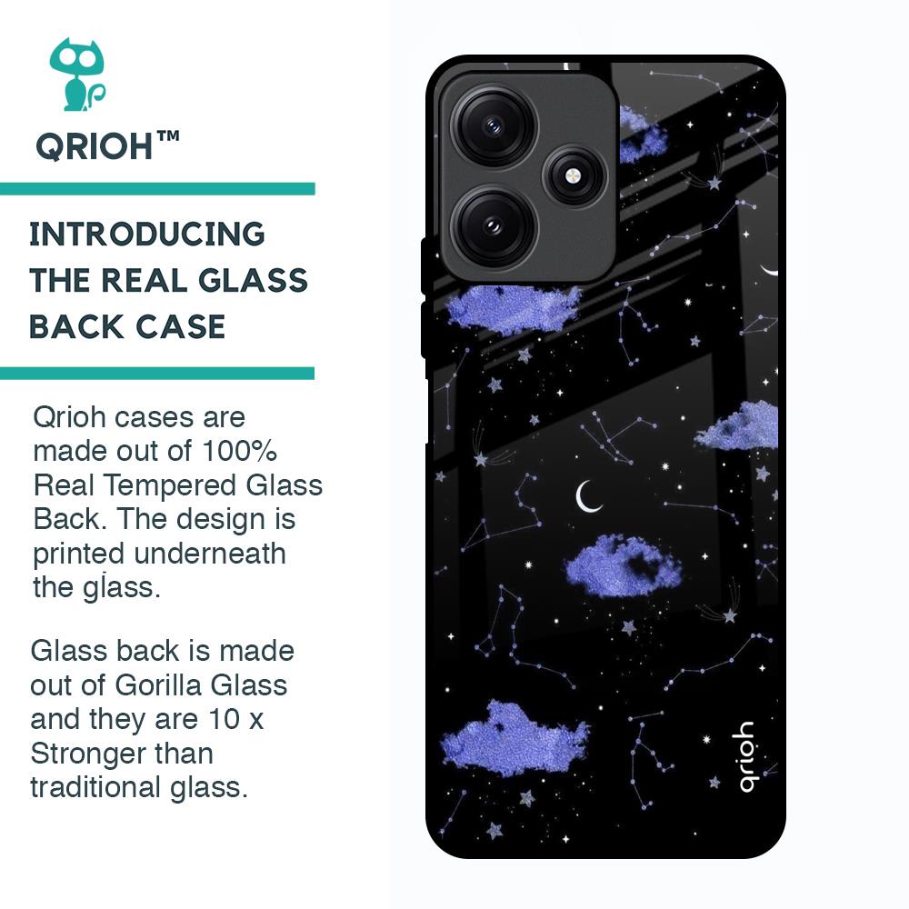 Constellations Glass Case for Poco M6 Pro 5G