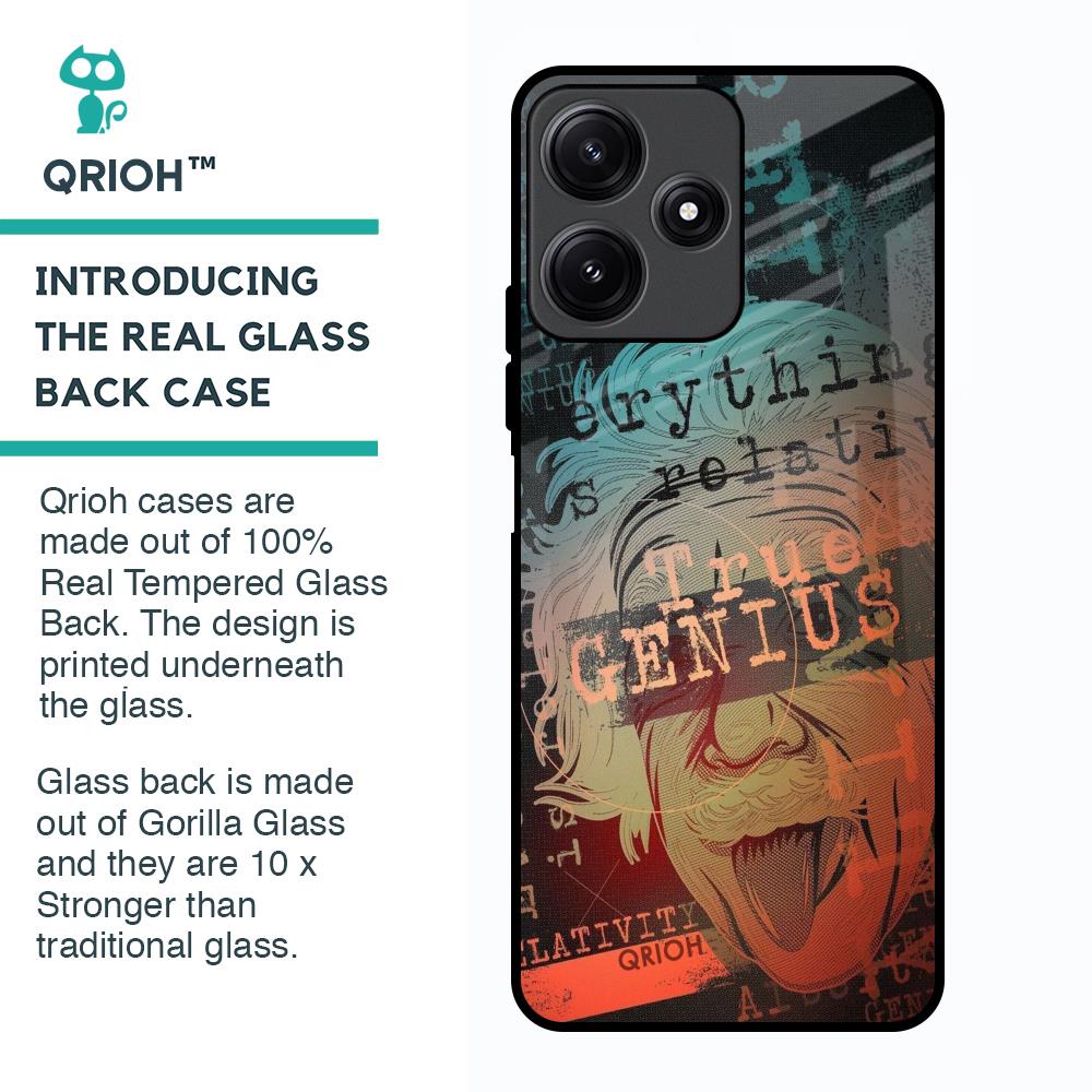True Genius Glass Case for Poco M6 Pro 5G