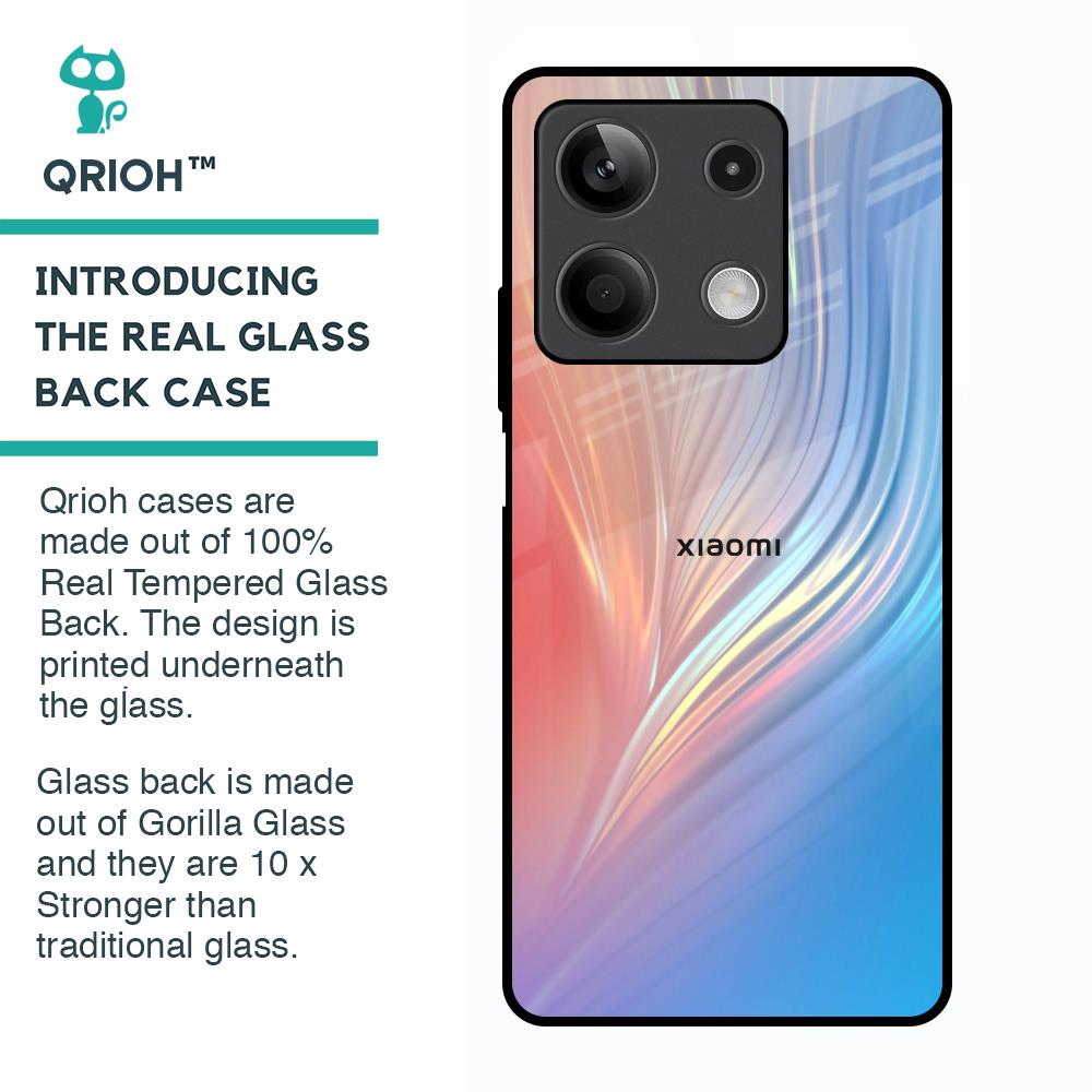 Mystic Aurora Glass Case for Redmi Note 13 5G - Main Image