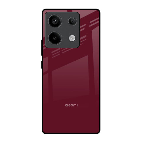Classic Burgundy Redmi Note 13 Pro 5G Glass Back Cover Online