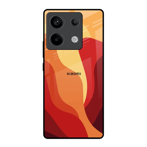 Magma Color Pattern Redmi Note 13 Pro 5G Glass Back Cover Online