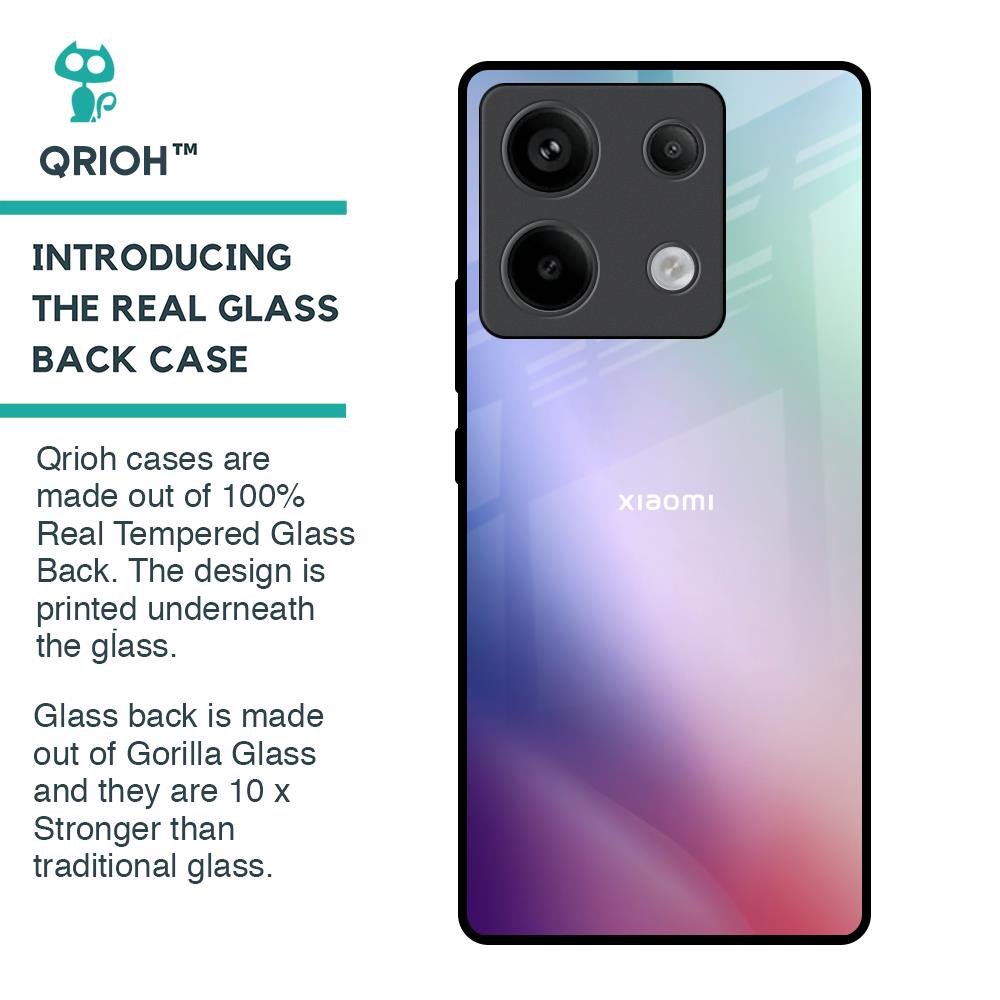 Abstract Holographic Glass Case for Redmi Note 13 Pro 5G