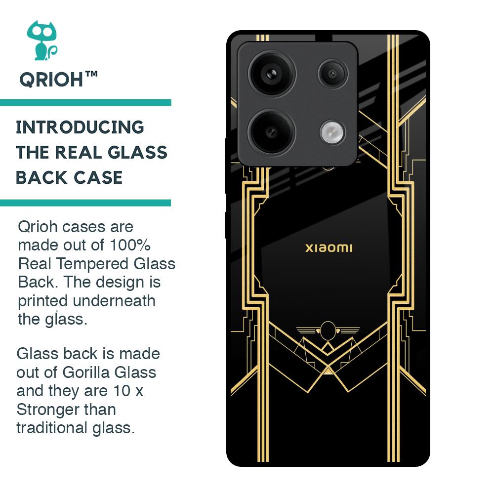 Sacred Logo Glass Case for Redmi Note 13 Pro 5G