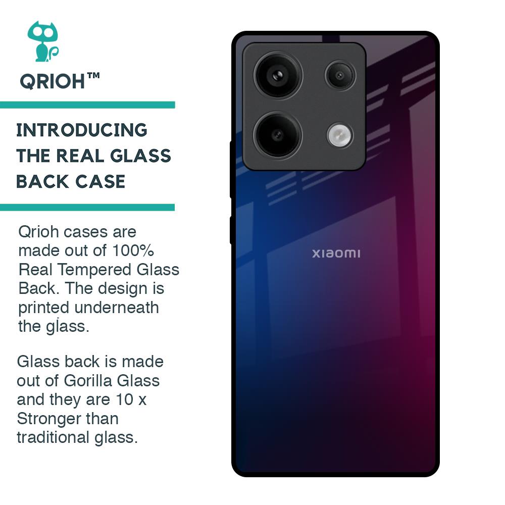 Mix Gradient Shade Glass Case For Redmi Note 13 Pro 5G