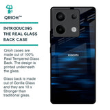 Blue Rough Abstract Glass Case for Redmi Note 13 Pro 5G