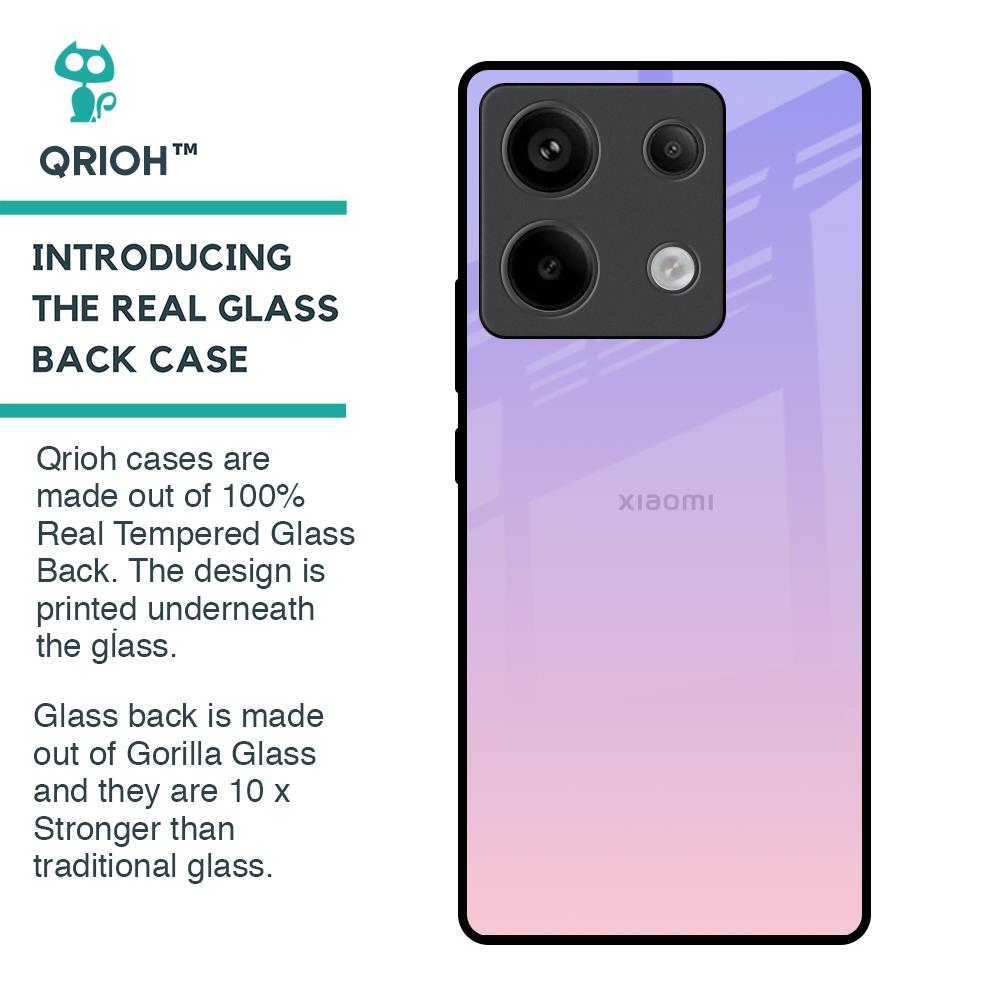 Lavender Gradient Glass Case for Redmi Note 13 Pro 5G