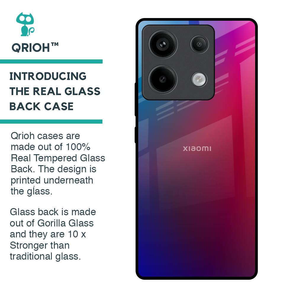 Magical Color Shade Glass Case for Redmi Note 13 Pro 5G