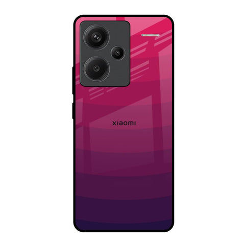 Wavy Pink Pattern Redmi Note 13 Pro Plus 5G Glass Back Cover Online