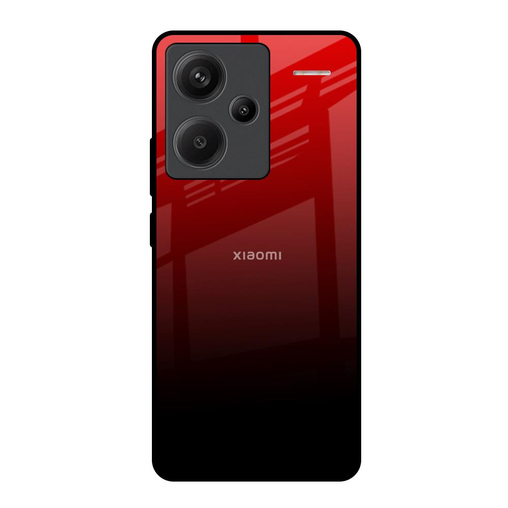 Maroon Faded Redmi Note 13 Pro Plus 5G Glass Back Cover Online