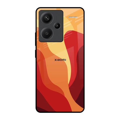 Magma Color Pattern Redmi Note 13 Pro Plus 5G Glass Back Cover Online