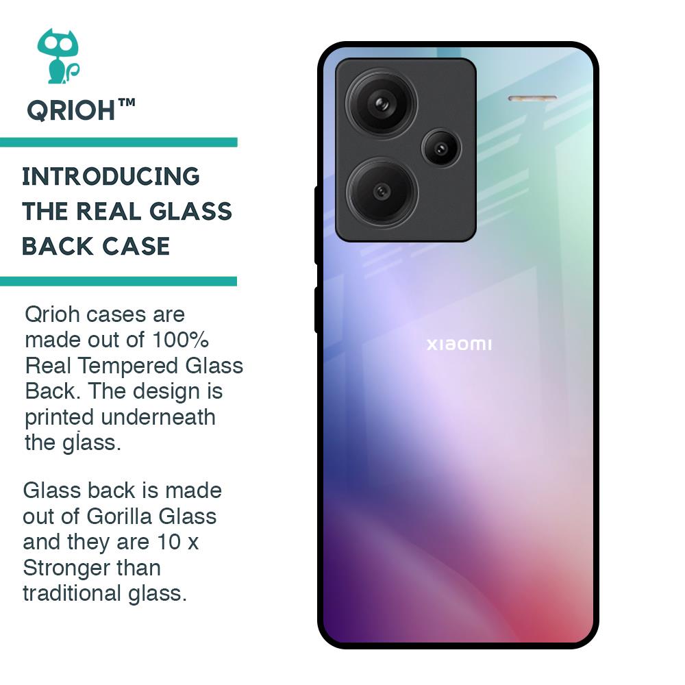 Abstract Holographic Glass Case for Redmi Note 13 Pro Plus 5G