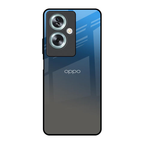 Blue Grey Ombre Oppo A79 5G Glass Back Cover Online