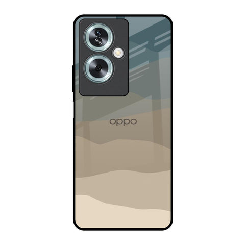 Abstract Mountain Pattern Oppo A79 5G Glass Back Cover Online
