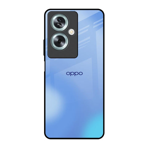 Vibrant Blue Texture Oppo A79 5G Glass Back Cover Online