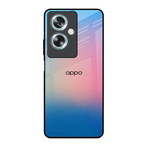 Blue & Pink Ombre Oppo A79 5G Glass Back Cover Online