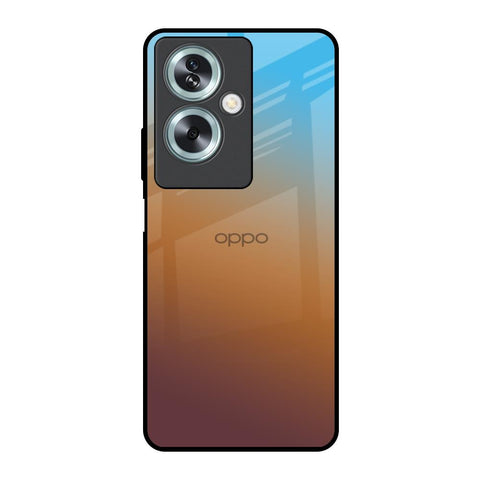 Rich Brown Oppo A79 5G Glass Back Cover Online