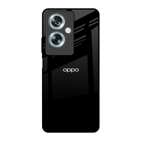 Jet Black Oppo A79 5G Glass Back Cover Online