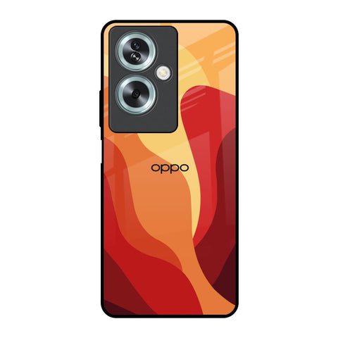 Magma Color Pattern Oppo A79 5G Glass Back Cover Online