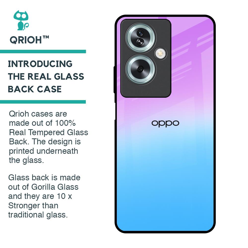 Unicorn Pattern Glass Case for Oppo A79 5G