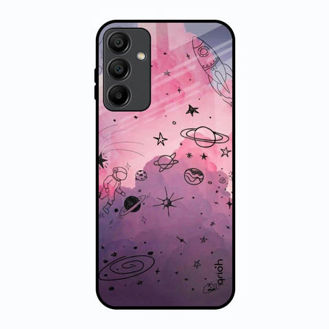 Space Doodles Samsung Galaxy A15 5G Glass Back Cover Online