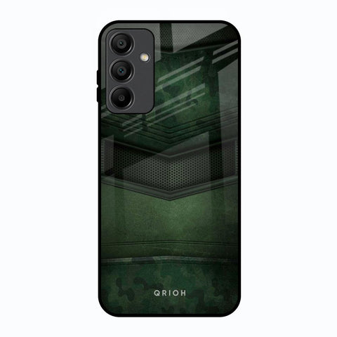 Green Leather Samsung Galaxy A15 5G Glass Back Cover Online