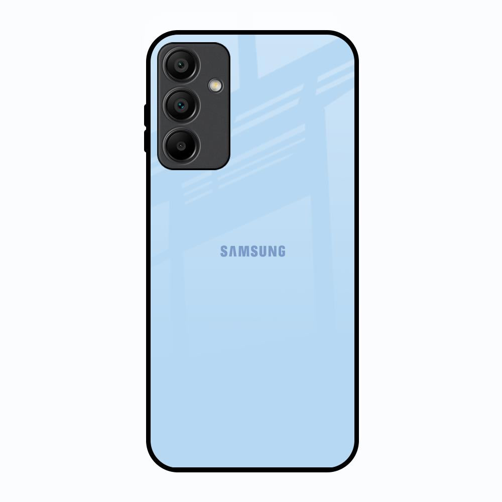Pastel Sky Blue Samsung Galaxy A15 5G Glass Back Cover Online