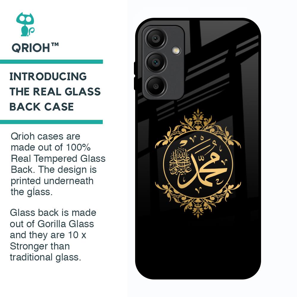 Islamic Calligraphy Glass Case for Samsung Galaxy A15 5G
