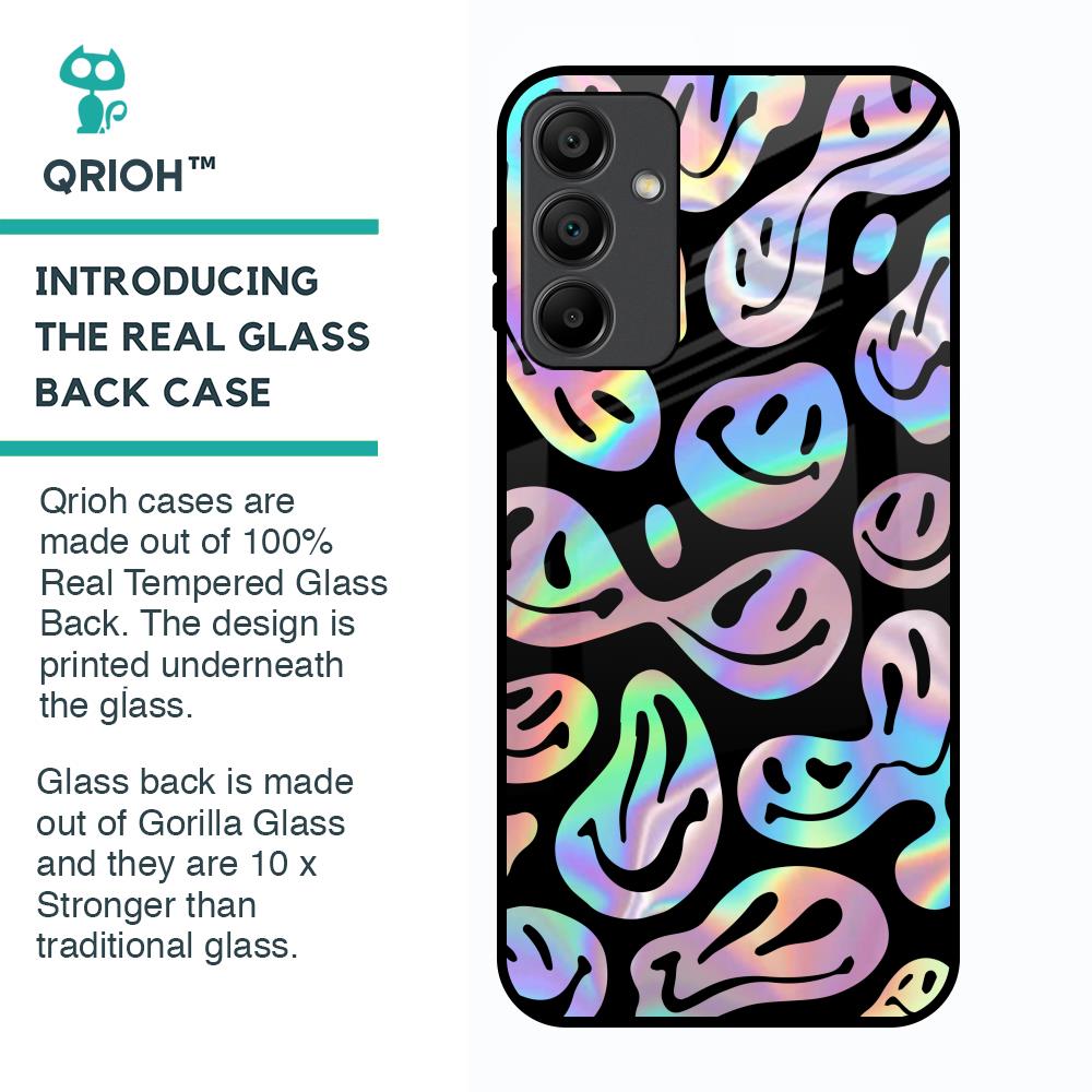 Acid Smile Glass Case for Samsung Galaxy A15 5G