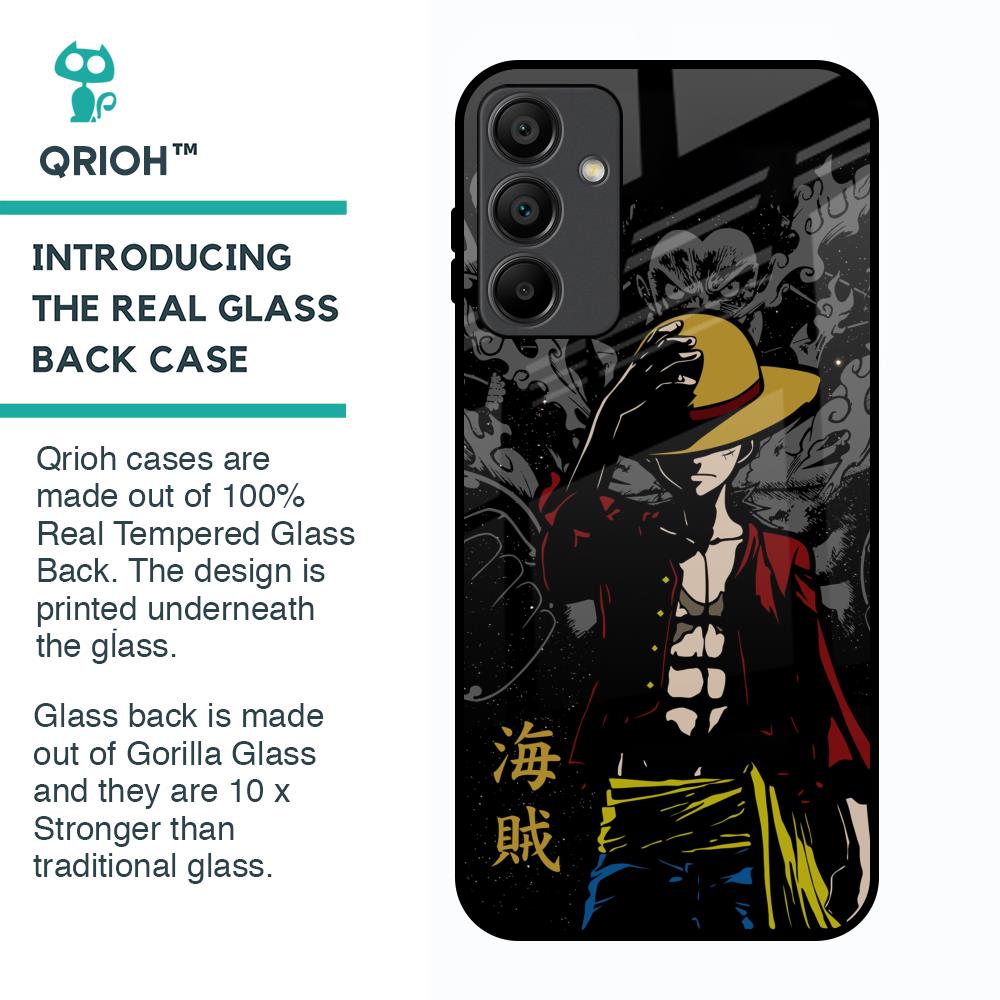 Dark Luffy Glass Case for Samsung Galaxy A15 5G