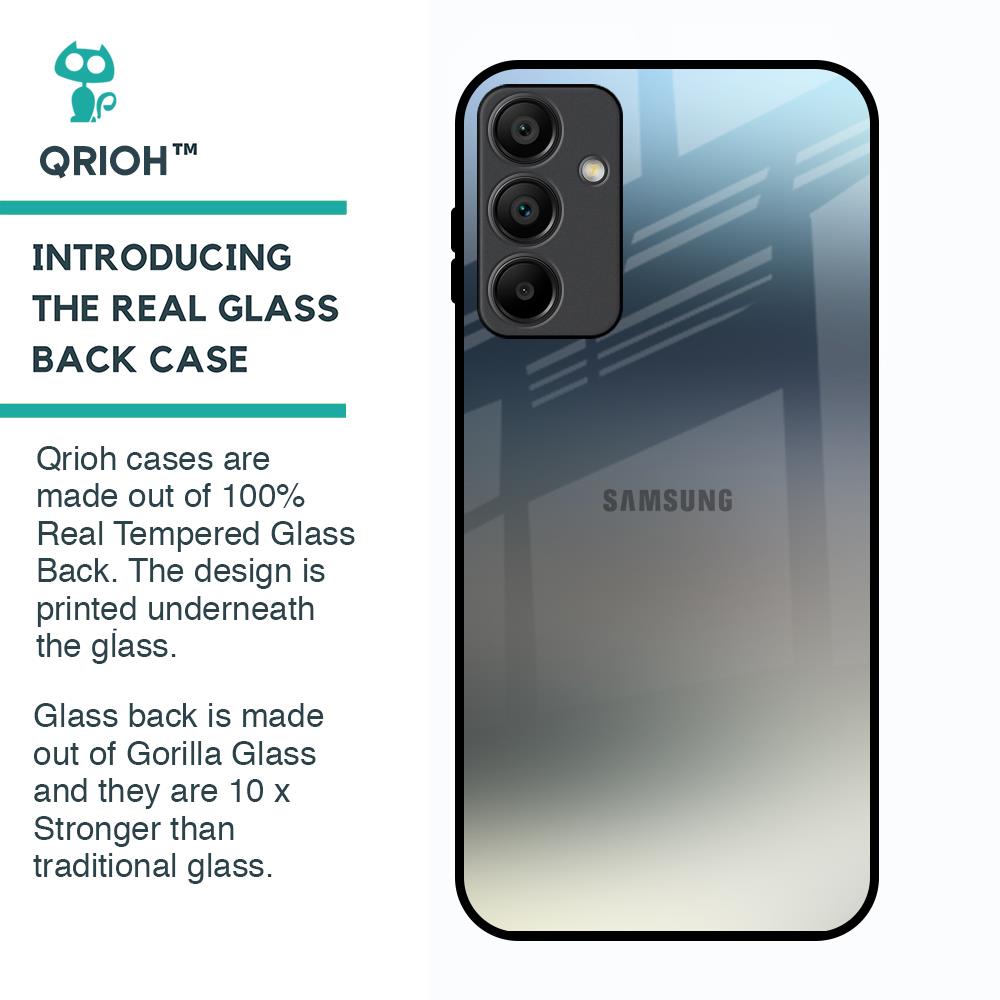 Tricolor Ombre Glass Case for Samsung Galaxy A15 5G