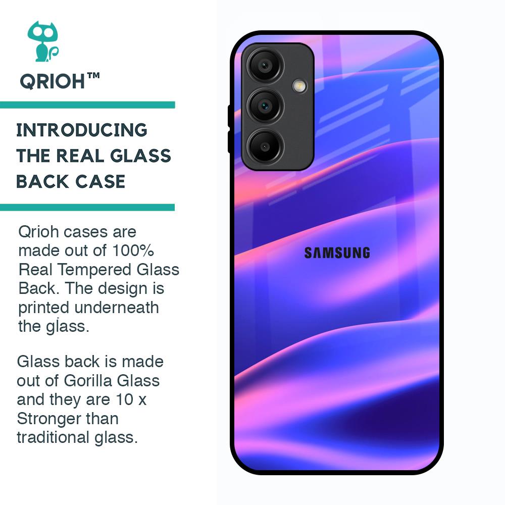 Colorful Dunes Glass Case for Samsung Galaxy A15 5G