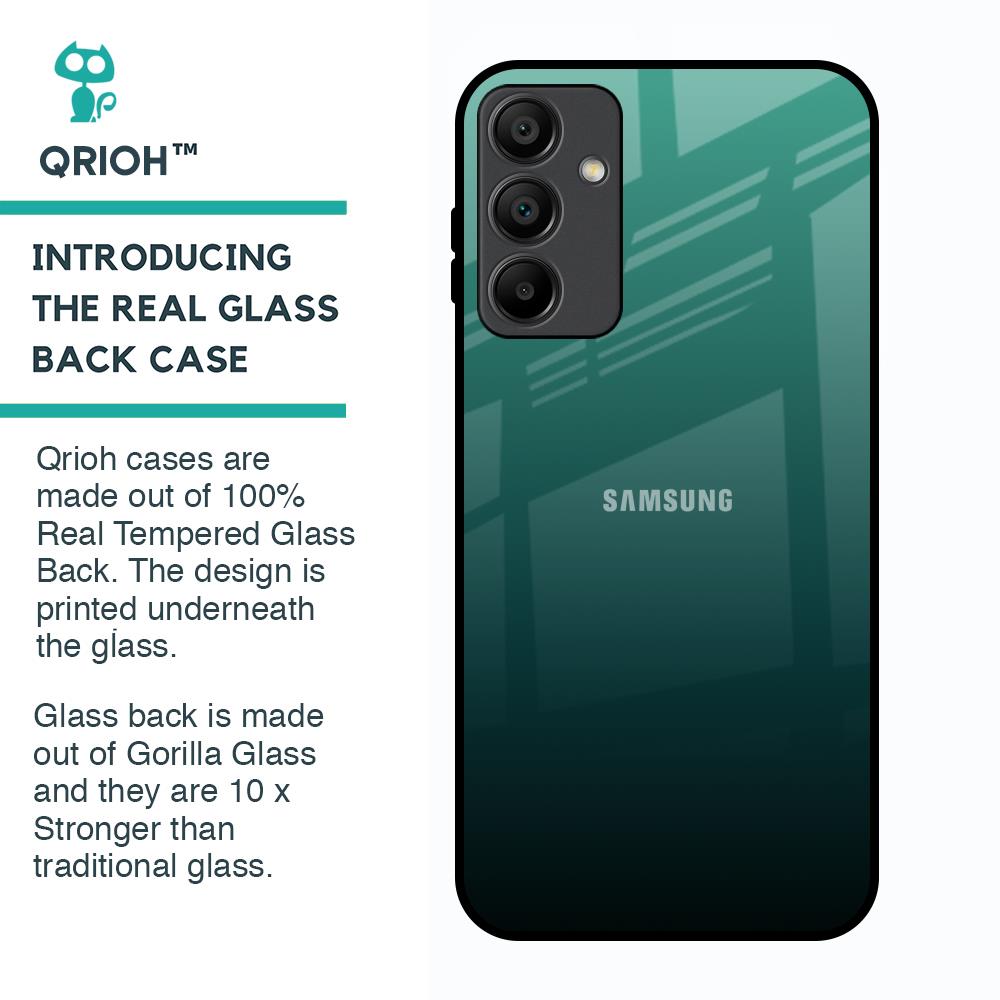 Palm Green Glass Case For Samsung Galaxy A15 5G
