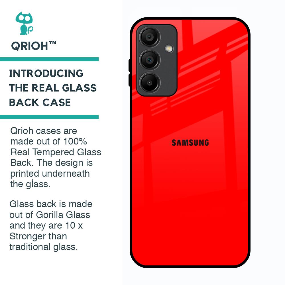 Blood Red Glass Case for Samsung Galaxy A15 5G