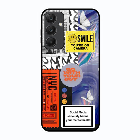 Smile for Camera Samsung Galaxy A25 5G Glass Back Cover Online